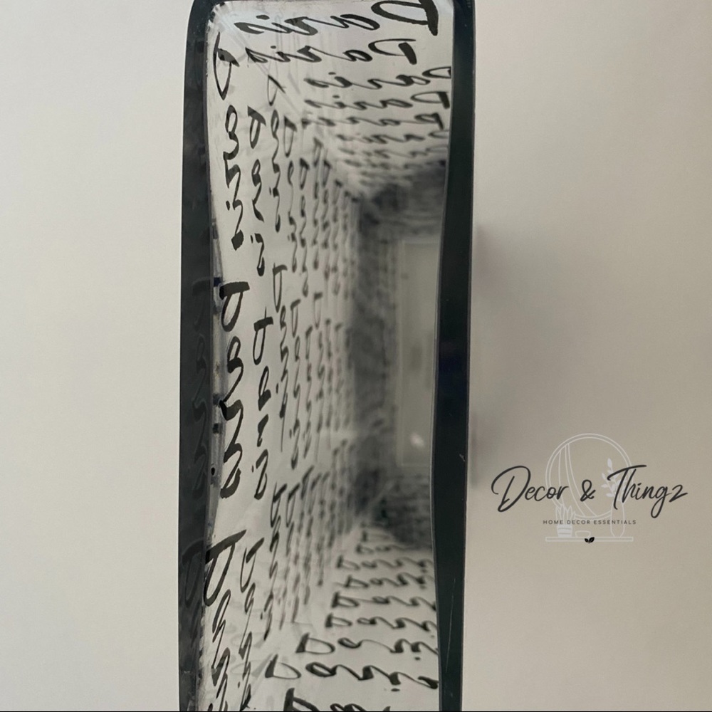 Rectangular Glass Vase - Picture 4 of 4